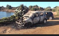 olbia raid incendiario tre auto in fiamme