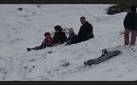 fonni la poca neve non scoraggia assalto al bruncuspina