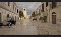 oristano architetto crea un viaggio virtuale nella piazza roma di 100 anni fa