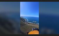iglesias a masua lo spettacolo del golfo del leone dal parapendio