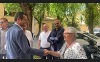 alghero il candidato sindaco di centro sinistra raimondo cacciotto
