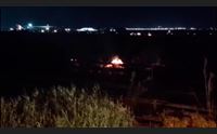 elmas fiamme sino a tarda notte danni agli arredi urbani della laguna