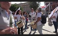 cagliari marcia contro la speculazione energetica in mille da tutta l isola