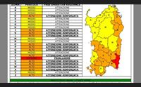 incendi allerta della protezione civile codice rosso e arancione