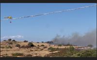 emergenza incendi paura sulla giara ripartito l incendio a orotelli