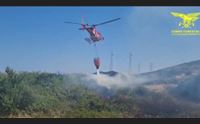 luglio rovente il maestrale concede una tregua ma rischio incendi