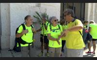 da olbia a cagliari tanti fedeli per i 350 km del cammino di bonaria