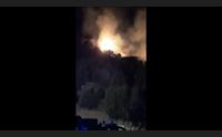 incendio a jerzu canadair e elicotteri in azione per domare le fiamme