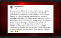 nuoro il post della mamma di giusi basta commenti sulla tragedia