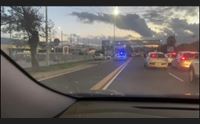 cagliari viale marconi scontro auto scooter gravissimo un motociclista