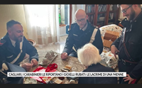 cagliari i carabinieri le riportano i gioielli rubati le lacrime di una 94enne