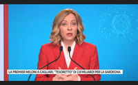 la premier meloni a cagliari tesoretto di 2 8 miliardi per la sardegna