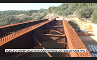 olbia e la strada della vergogna riapre il cantiere di monte pino