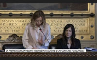 la premier giorgia meloni risorse per colmare il gap con il resto del paese