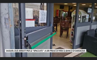 sassari due arresti per le spaccate a uri preso di mira il banco di sardegna