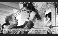 enzo tortora rende omaggio ad aldo scardella quel giorno di settembre del 1986