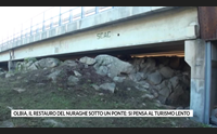 olbia il restauro del nuraghe sotto un ponte si pensa al turismo lento