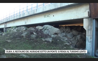 olbia il restauro del nuraghe sotto un ponte si pensa al turismo lento
