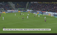 cagliari hellas nella storia prima volta speciale per i non vedenti