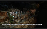 serdiana il teatro parrocchiale apre le porte del presepe in movimento