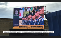 abbasanta forze nuove in polizia al caip giurano 83 giovani agenti