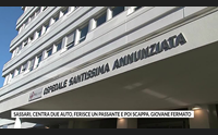 sassari centra due auto ferisce un passante e poi scappa giovane fermato