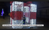 valledoria luci e musica nel magico villaggio di babbo natale