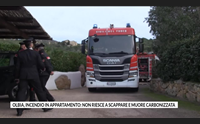 olbia incendio in appartamento non riesce a scappare e muore carbonizzata
