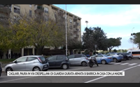 cagliari paura in via crespellani ex guardia giurata armata si barrica in casa con la madre