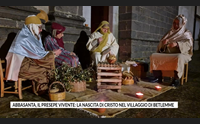 abbasanta il presepe vivente la nascita di cristo nel villaggio di betlemme