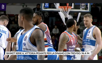basket serie a vittoria pesante per la dinamo con treviso 96 a 94