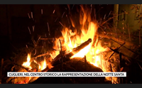 cuglieri nel centro storico la rappresentazione della notte santa