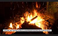 cuglieri nel centro storico la rappresentazione della notte santa
