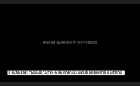 il natale del cagliari calcio in un video gli auguri dei rossobl ai tifosi