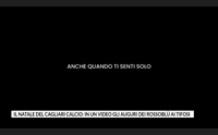 il natale del cagliari calcio in un video gli auguri dei rossobl ai tifosi