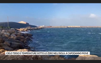 cielo terso e temperature sotto lo zero nell isola a capodanno piove