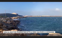 isola al gelo con temperature sotto lo zero maltempo a capodanno