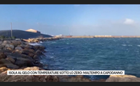 isola al gelo con temperature sotto lo zero maltempo a capodanno
