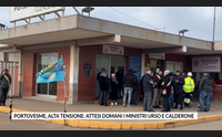 portovesme alta tensione attesi domani i ministri urso e calderone