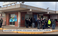 portovesme alta tensione attesi domani i ministri urso e calderone