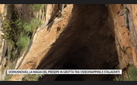domusnovas la magia del presepe in grotta tra videomapping e stalagmiti