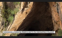 domusnovas la magia del presepe in grotta tra videomapping e stalagmiti