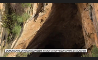 domusnovas la magia del presepe in grotta tra videomapping e stalagmiti