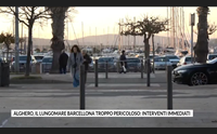 alghero il lungomare barcellona troppo pericoloso interventi immediati