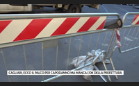 cagliari ecco il palco per capodanno ma manca l ok della prefettura