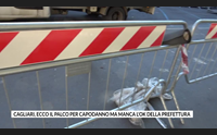 cagliari ecco il palco per capodanno ma manca l ok della prefettura