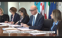 il ministro abodi a cagliari il 7 gennaio per la firma sui grandi eventi sportivi