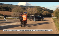 padru agguato lungo la strada provinciale pastore ferito a fucilate