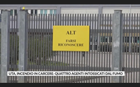 uta incendio in carcere quattro agenti intossicati dal fumo