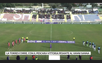 la torres corre con il pescara vittoria pesante al vanni sanna